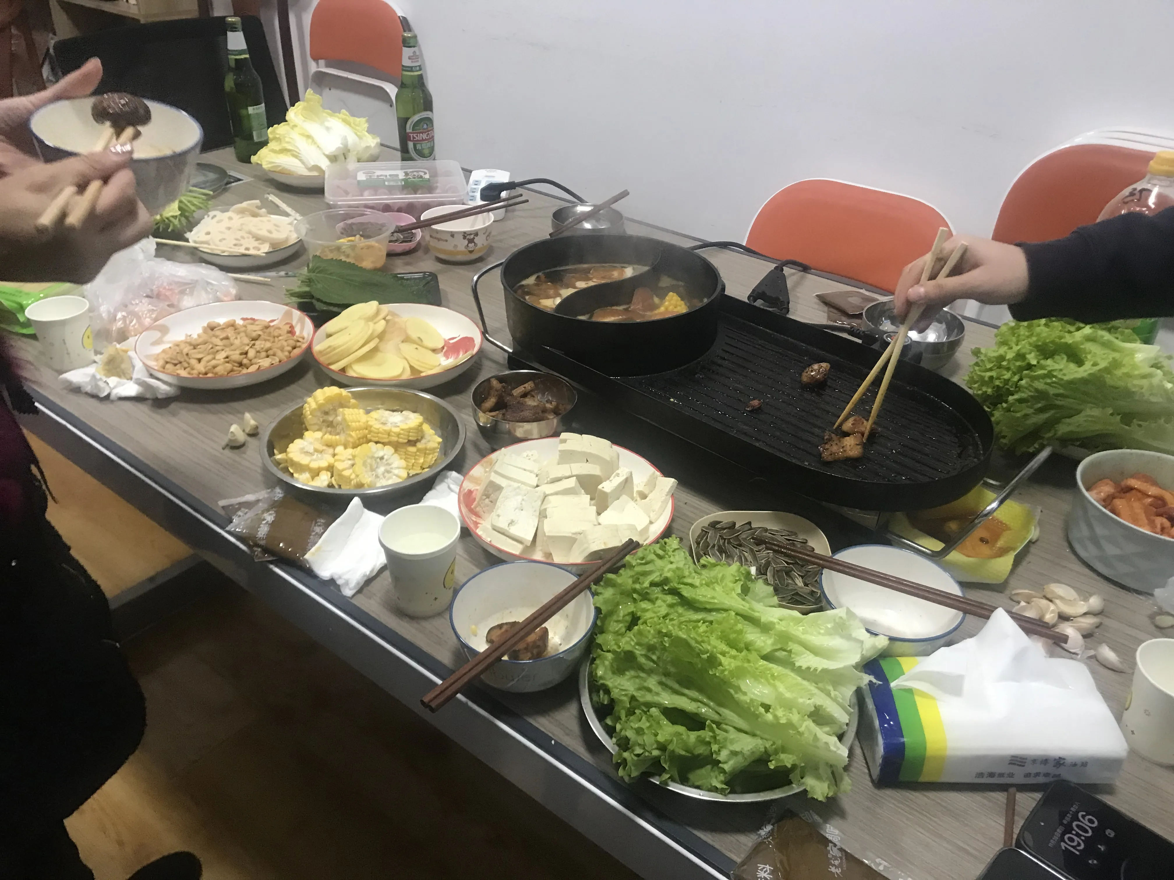 Kumpul tim kanggo nedha bengi